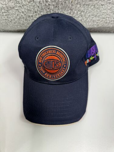 Sombrero New York Knicks Raro 70 Aniversario Jardín de los Sueños Azul Correa Trasera OSFA