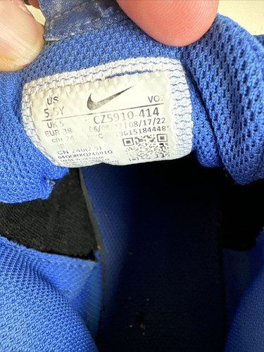 Nike Force Trout Keystone BG Baseball Cleats Blue CZ5910-414 Youth Size 5.5Y Use - Picture 5 of 8