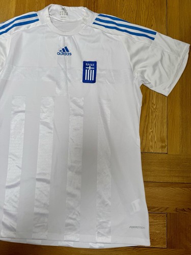 Authentic Adidas Formotion Player-Issue Jersey β Greece Home 2008 World Cup 2XL - Picture 7 of 16