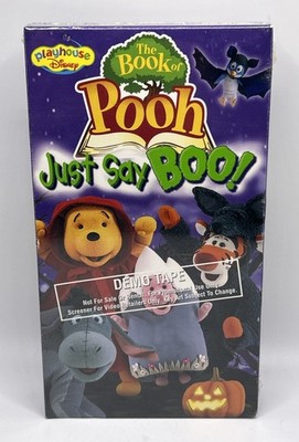THE BOOK OF POOH JUST SAY BOO! Live-Action VHS Disney Playhouse RARE ...