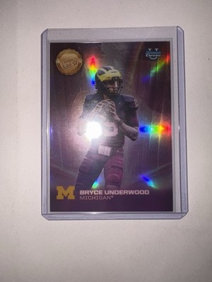 Topps 2025 Bowman University Chrome Bryce Underwood Dean's List DL-18 Insert
