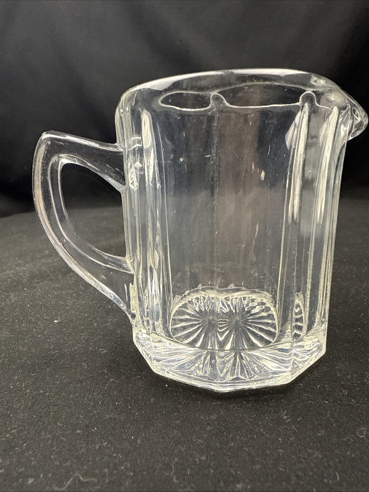 Indiana Glass Peerless Colonial Clear 3-Inch Mini Milk Creamer