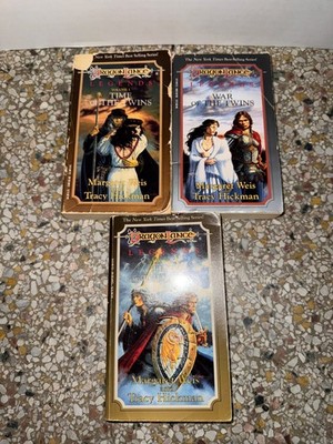 Dragonlance Legends Trilogy Complete Paperback Book Set Weis Hickman D&D Fantasy
