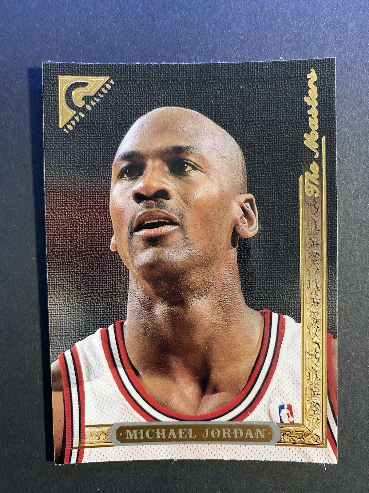1995-96 Topps Basketball Gallery The Masters Michael Jordan Bulls Card #10