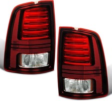 LED Tail Lights Compatible with 2013-2018 Dodge RAM 1500 2500 3500 Rear Lights