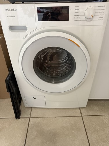 Miele WXD160 W1 Excellence Front-Loading Electric Washing Machine, White