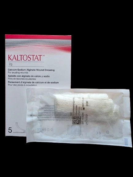 ConvaTec 168117 - Alginate Dressing Kaltostat Rope Calcium Sodium 2g Box of 5 - Image 2 of 4