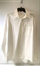 White Pierre Cardin long-sleeve button-up shirt sz. 16-16.5/34-35