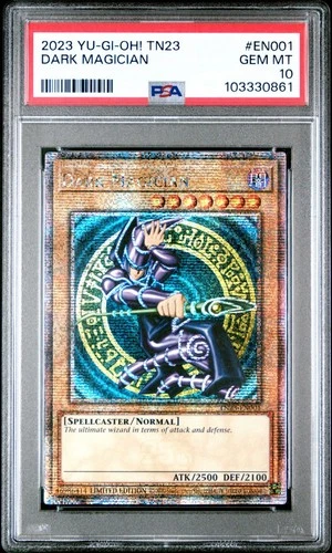 Dark Magician - PSA 10 - TN23-EN001 - Quarter Century Secret Rare - Yugioh