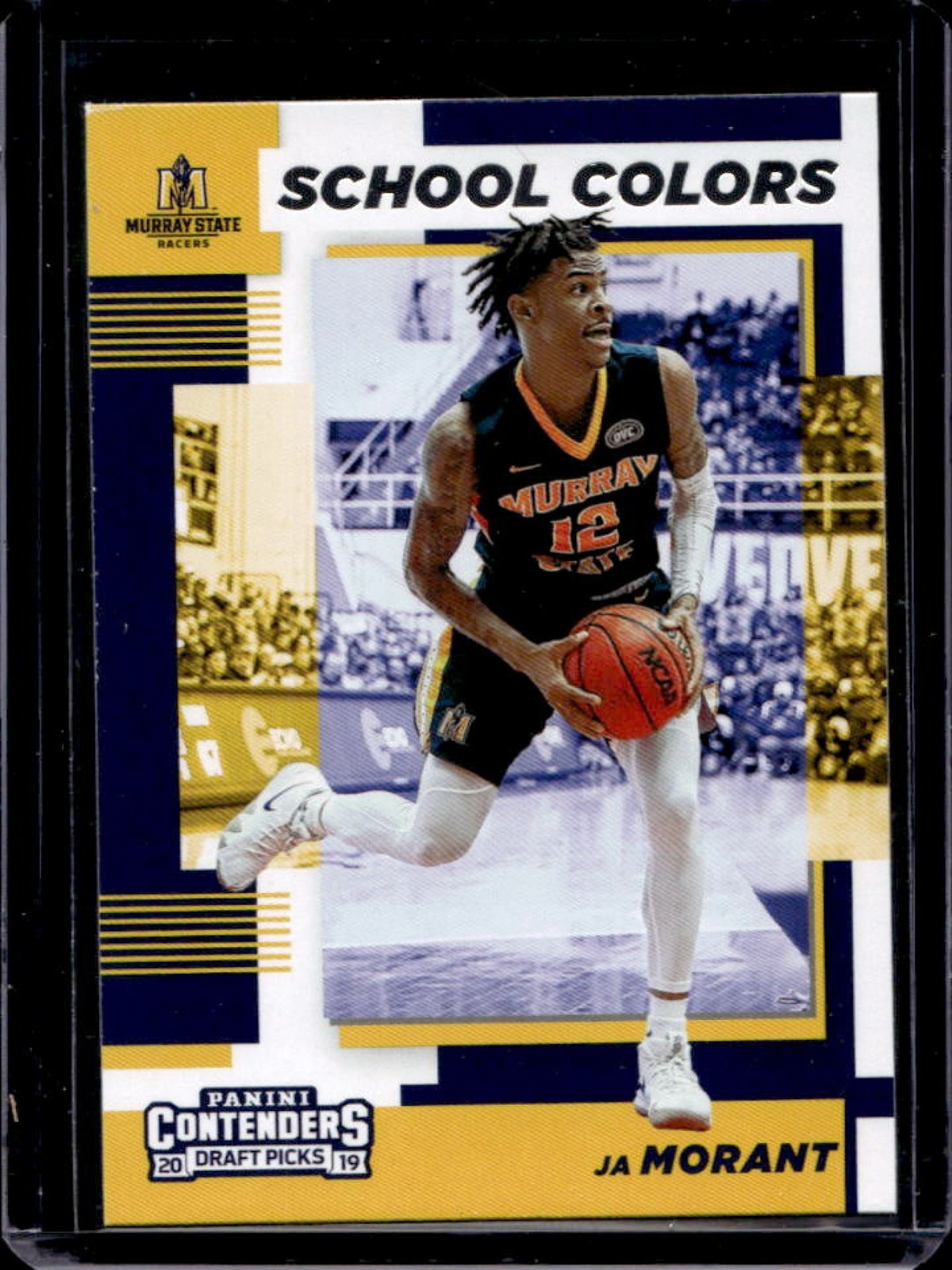 2019-20 Contenders Draft Picks Ja Morant School Colors Rookie RC #2