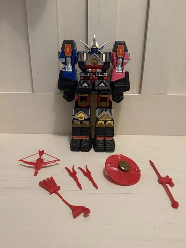 Vintage Power Rangers MMPR Shogun Megazord Figure Deluxe DX 1995 Almost Complete