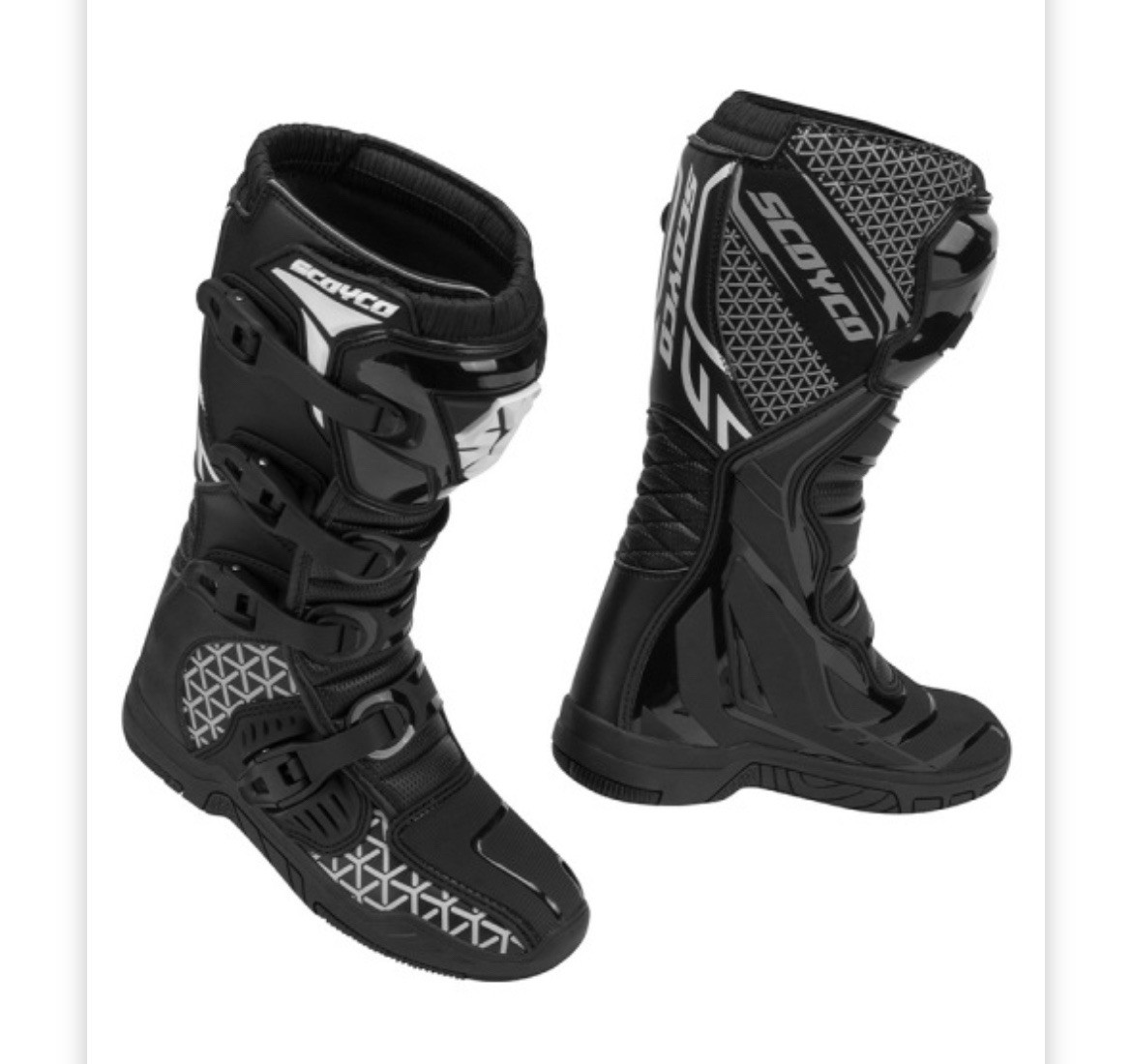 Scoyco All-weather Off-Road Motorcycle Boots - MBM009 Size 10.5