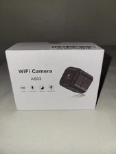 Mini Camera with Audio/Video, Two-Way Audio, Clear Night Vision. Used 