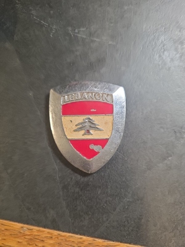 Lebanon Car Badge.  Old Vintage