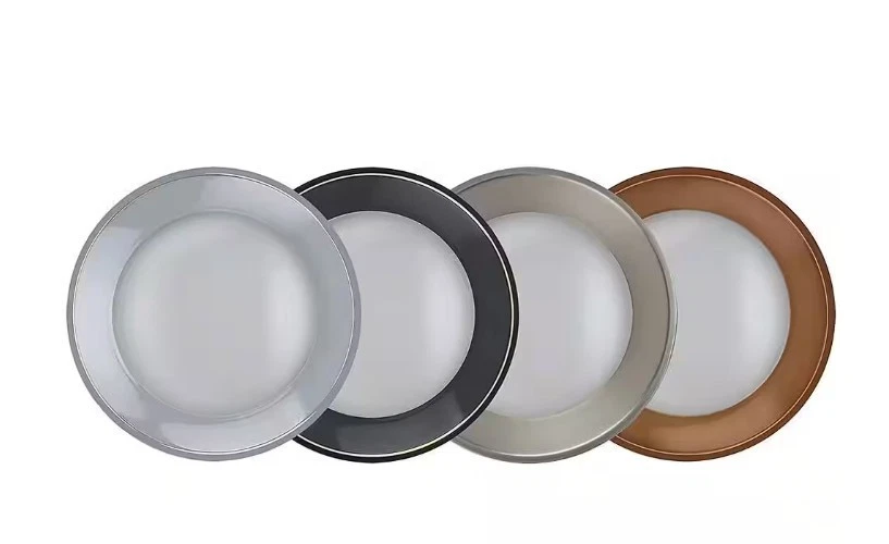 Commercial Electric 4 in. Adjustable LED Recessed Light Trim with 4 Trim Colors - Image 2 of 4