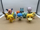 Funko Pop! Pokémon Vinyl Figure Lot of 10 Loose No Box Pikachu Eevee Squirtle