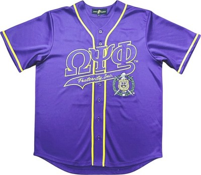 Legacy Tradition Omega Psi Phi S1 Baseball Jersey