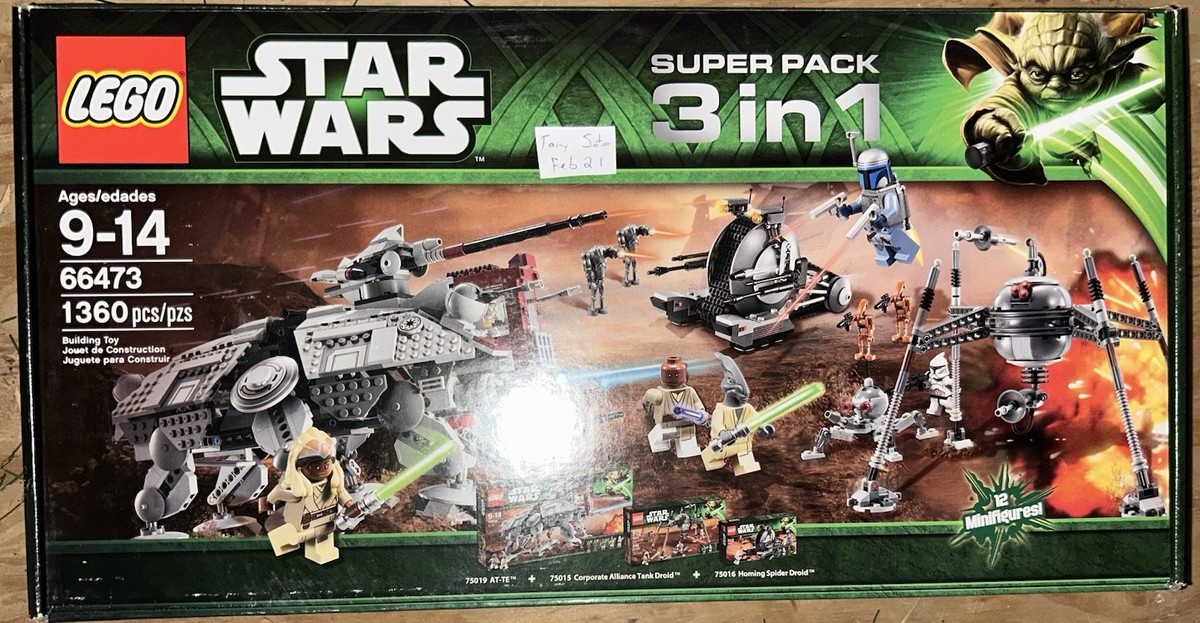 コアカリ・マスター 1, 2, 3 セット LEGO 66473 Star Wars Super Pack 3-in-1 Combo 75015, 75016, 75019