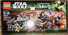 LEGO 66473 Star Wars Super Pack 3-in-1 Combo 75015, 75016, 75019 Retired New!!!