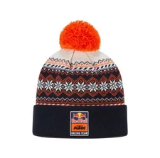KTM 2025 Red Bull Winter Pom Pom Beanie Hat 3RB250052000