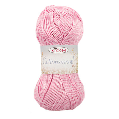 King Cole Cottonsmooth DK Garn Häkeln Stricken weich 100% mercerisierte Baumwolle 100g