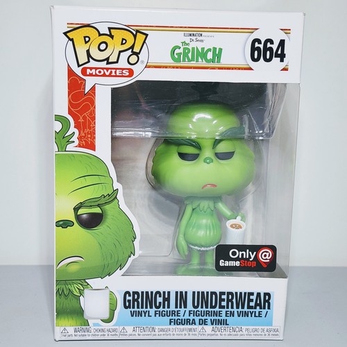 Funko Pop Movies: The Grinch - Grinch in Underwear #664 GameStop Exclusive