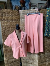 Vintage 70s Poly Suit Set XL Measurements In Details