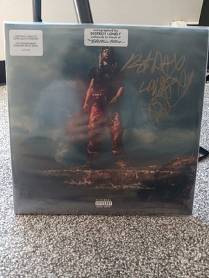 DESTROY LONELY Love Lasts Forever SIGNED FnF Transparent Pumpkin Spice ALT Cover