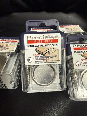 Precision Lock PLS-24 PRO Concealed Magnetic Catch - Includes Magnet And Screws