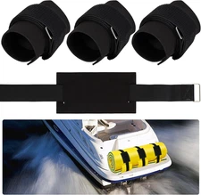 3 Set Floating Water Mat Straps with Pad Protectors, Floating Water Pad Straps