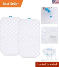 Breathable Waterproof Bassinet Mattress Pad Cover Set - Baby Comfort Essentials