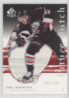 2005-06 SP Authentic Future Watch Limited 43/100 Jiri Novotny #253 Rookie RC av1