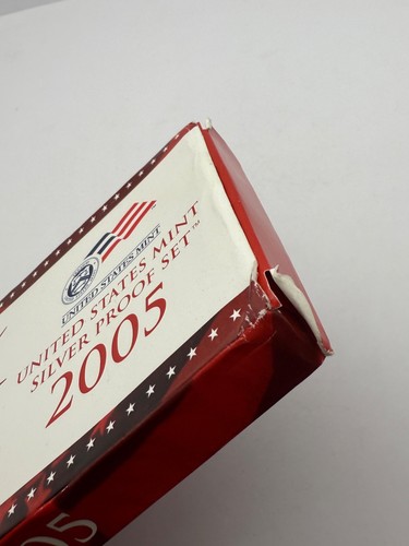 2005-S U.S. Silver Proof Set – 10 Coins w/ Original Box & COA OGP, NR.! - Picture 6 of 6