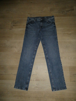 TOM TAILOR ALEXA STRAIGHT weiche Stretch Jeans Blau W32 L34 **TOP** A0
