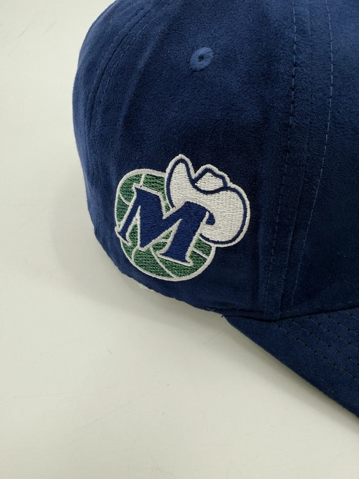 Mitchell & Ness NBA Dallas Mavericks Men’s Hat Shady Suede SnapBack Retro Logo - Image 4 of 4