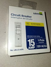 Leviton R01-LB115-AFR Branch Circuit Breaker - White