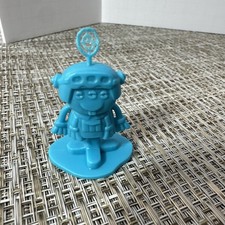 Screaming Zonkers Plastic Blue Alien Space Creature Premium Vintage 2