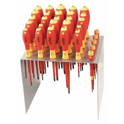 Wiha Insulated Screwdriver Set, SAE, 30 pcs 32199 Wiha 32199 084705321998 Chrome
