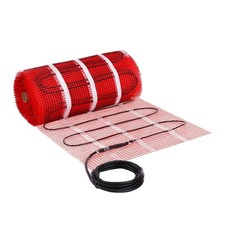 100sqft Heated Floor Mat Electric Radiant In-Floor System with Thermostat