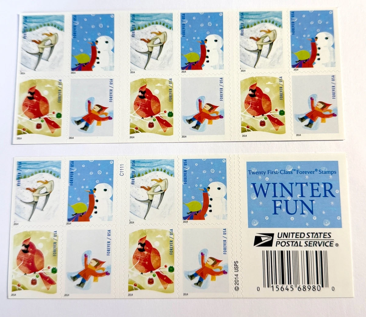 Seasonal, Christmas Uncertified Unused US Stamps (1941-Now) for