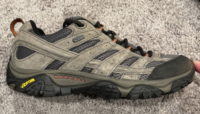 Merrell Moab 2 Men's Size 9 Brown Black Running Outdoor Walking Hiking Shoes