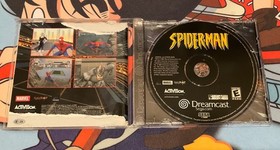 FULLY WORKING, DAMAGED MANUAL - NO REG CARD: Spider-Man - Sega Dreamcast