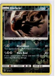 Darkrai 87/147 Holo Rare - Burning Shadows - Pokemon TCG