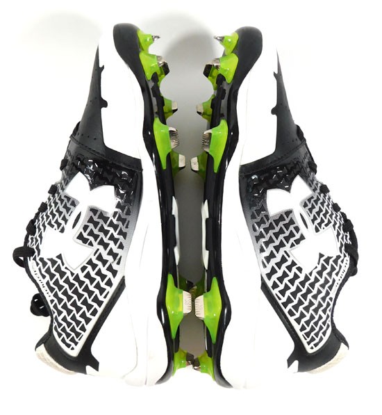 Maryland Terrapins Player Exclusive Under Armour Team C-Low DT Blk/Wht Size 7.5 thumbnail 6