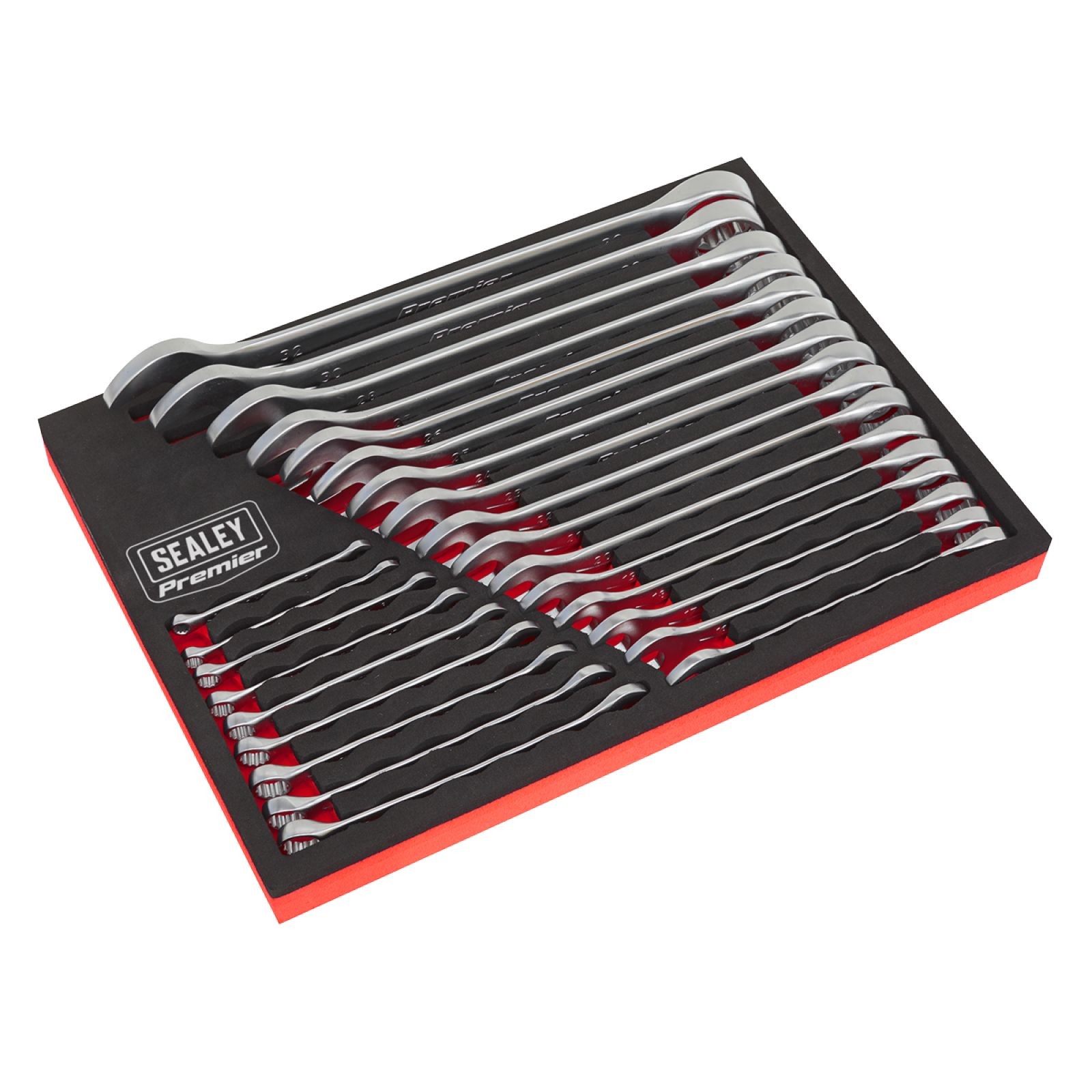 Sealey AK63258 Combination Spanner Set 25 Pieces Metric Tool Kit - Image 3