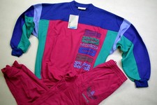 Adidas Trainings Anzug Vintage Track Jump Suit Sport 80s 90s D 152 M D 164 L NEU