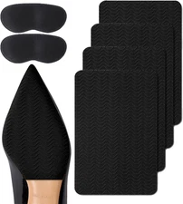 Shoe Sole Protector, 4 Pcs Self Adhesive Shoe Bottom Protector for High Heels, S