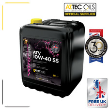 20L Mototec 10W-40 Semi Synthetic ATV/UTV Engine Oil 4T Stroke Honda Kawasaki 4.37 per litre