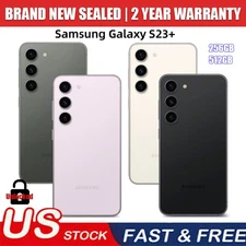 NEW UNLOCKED SAMSUNG GALAXY S23+ PLUS 5G SM-S916U ALL COLORS AND MEMORY GSM+CDMA