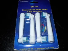 REPLACEMENT BRUSH HEADS FOR ELECTRIC ORAL B TOOTHBRUSH
